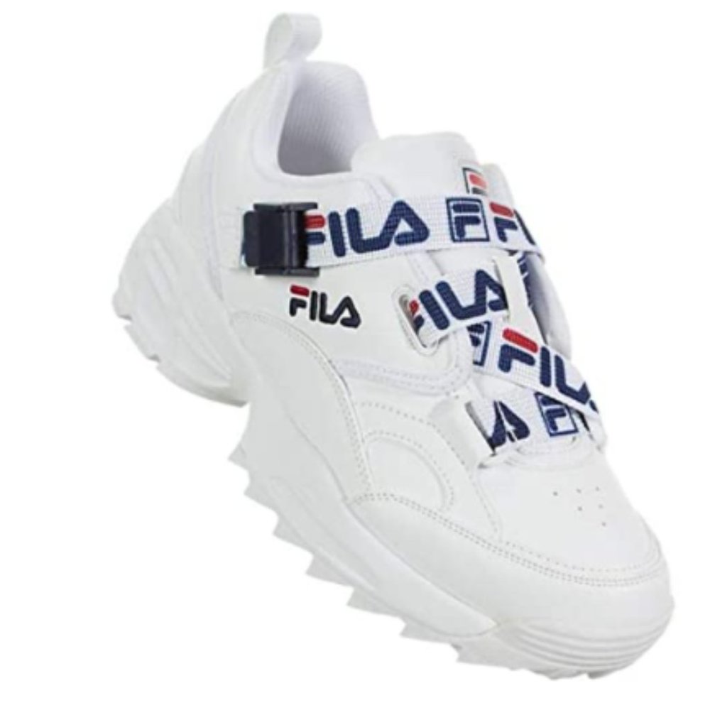 Fila Fast Charge White Sneaker Kids 7M